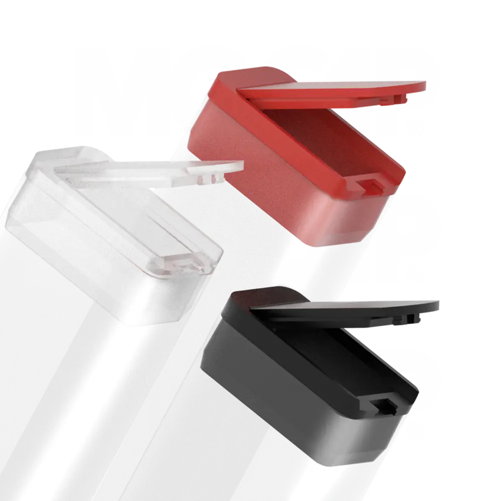 Cleartec Packaging - Rectangular Flip-Top Plugs Cleartec Packaging - Rectangular Flip-Top Plugs